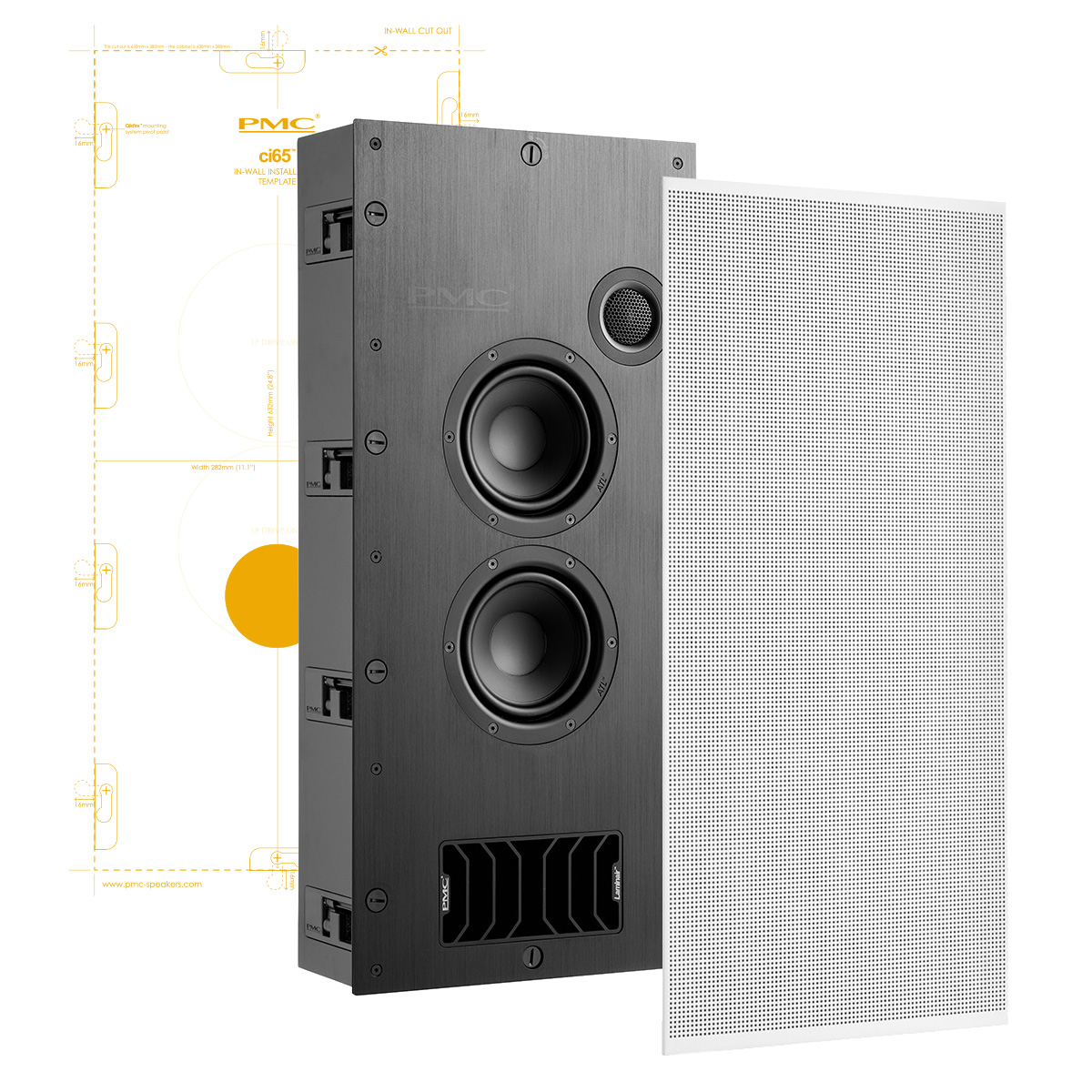 PMC ci65 In-Wall or On-Wall Loudspeaker