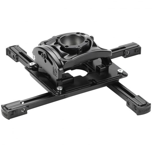 Chief Speed-Connect RPMAU Projector Ceiling Mount with Keyed Locking – Steel – 50 lb – Black