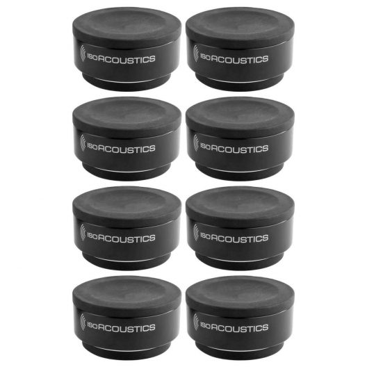 IsoAcoustics Iso-Puck Mini Isolation Feet – 8 Pack