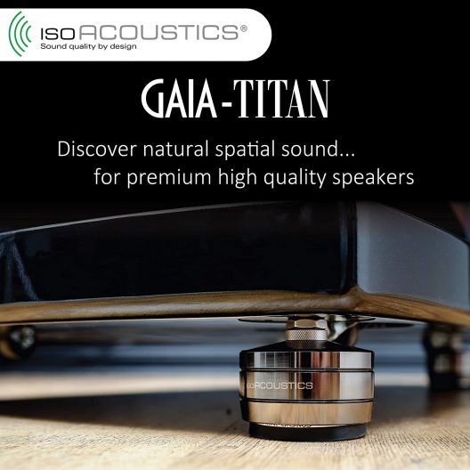 IsoAcoustics Gaia Titan Theis Speaker Isolation Feet – 4 Pack