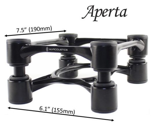 IsoAcoustics Aperta Isolation Stands (pair)