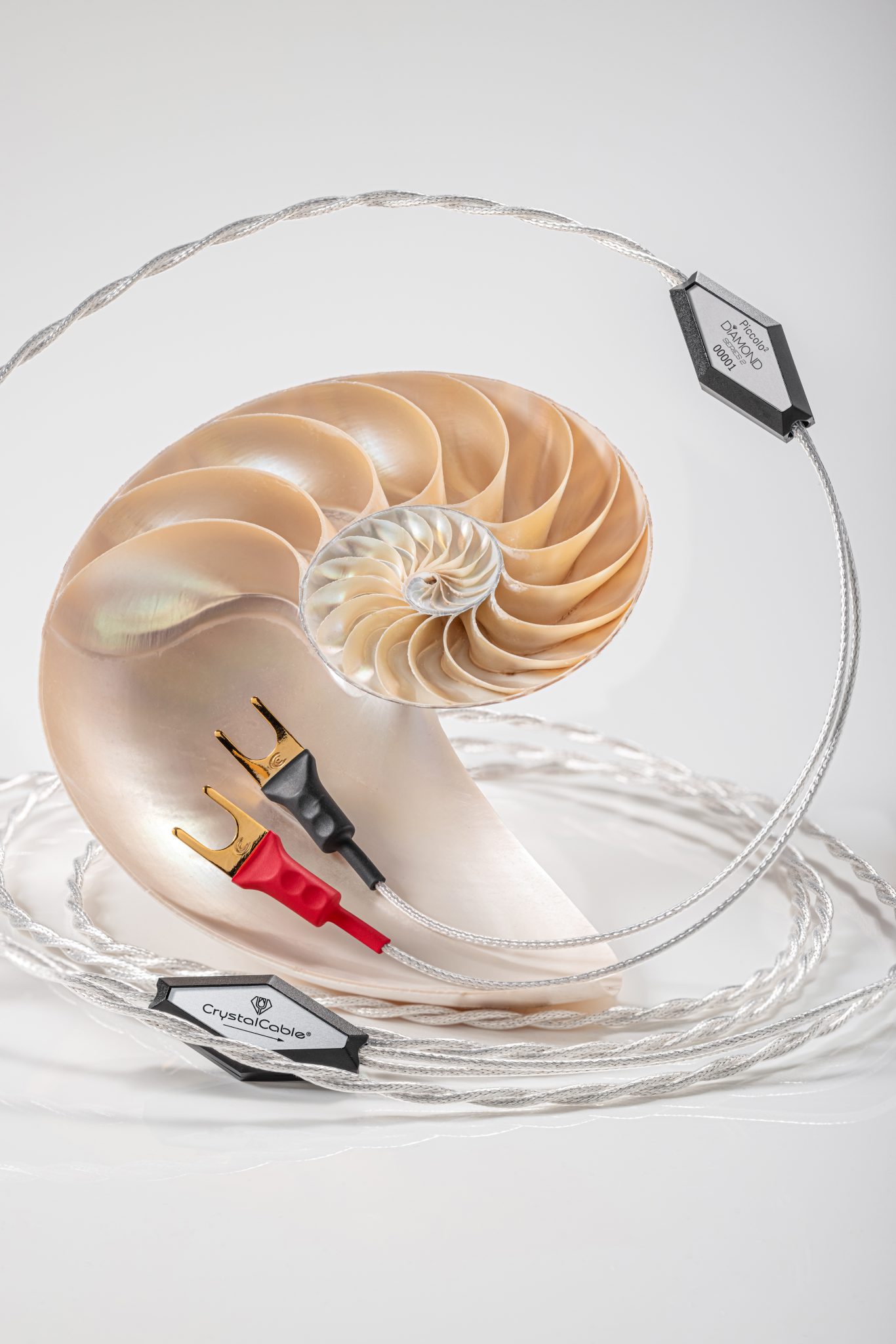 Crystal Cable Diamond Piccolo 2 Series Speaker Cable with Splitters (pair)