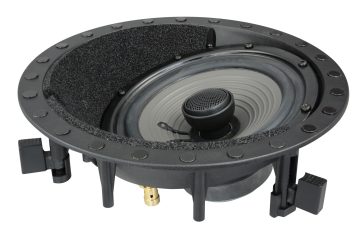 ● Power Handling: 100Watt ● Frequency Response: 45Hz -20kHz +/-3dB ● Sensitivity: 91 dB 1 Watt/1meter ● Impedance: 8 ohms ● Cut-out: 8-5/8” Round x 4-3/16” Deep ● Overall Dimensions: 9-7/8” Round