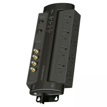 Panamax PM8-EX PowerMax 8 Home Theatre 8 Outlet Surge Protector.
