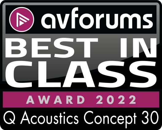 Q Acoustics Concept 30 avforums Best in Class Award 2022