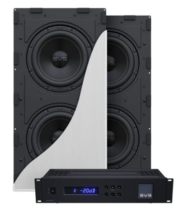 SVS Dual 3000 In-Wall Subwoofer System