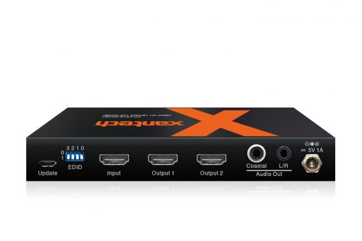 Xantech SP12-4K18G HDMI 4K 1×2 Splitter with Audio Breakout and EDID Management