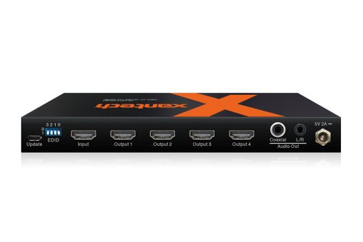 Xantech SP14-4K18G HDMI 4K 1×4 Splitter with Audio Breakout and EDID Management