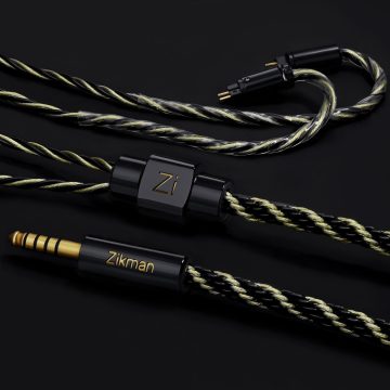Zikman Arno Elegance – Hybrid Copper & Gold-Plated Silver IEM Cable
