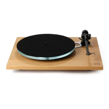 Rega Planar 3 Turntable in Light Oak