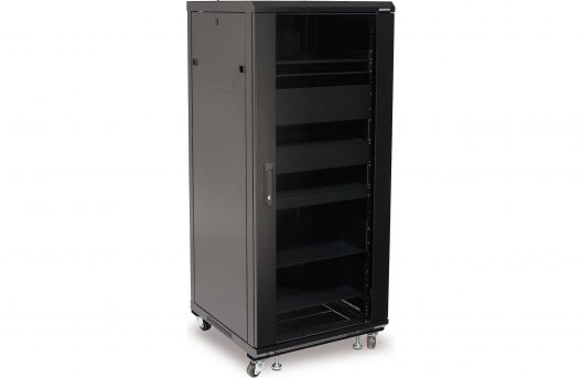 SANUS CFR2127 55″ Tall AV Rack 27U Component rack for home theater equipment