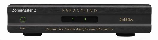 Parasound ZoneMaster ZM2 Universal 2-Channel 4-Speaker Amplifier with Sub Crossover