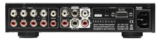 Parasound ZPRE3 Two Channel Preamplifier